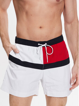 Tommy Hilfiger Tommy Hilfiger Short de bain UM0UM02744 Blanc Regular Fit