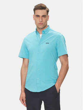 BOSS BOSS Сорочка B_MOTION_S 50533149 Бірюзовий Regular Fit