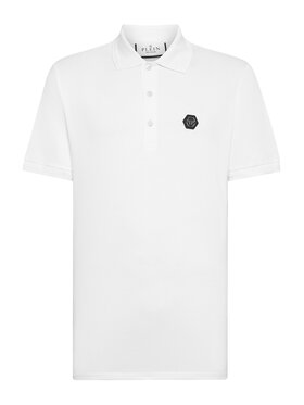 PHILIPP PLEIN PHILIPP PLEIN Polo 19461 Bianco Slim Fit