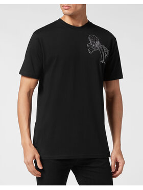 PHILIPP PLEIN PHILIPP PLEIN T-Shirt 9935 Czarny Regular Fit