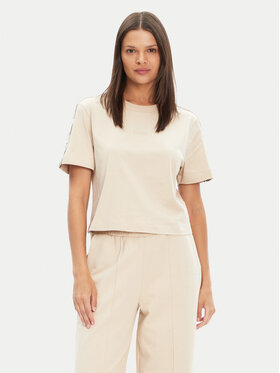 Guess Guess T-krekls V3RI08 I3Z14 Bēšs Regular Fit