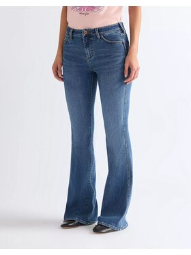 Wrangler Wrangler Jeansy MONTANA Niebieski Wide Leg