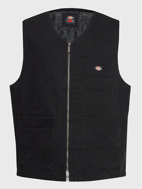 Dickies Dickies Kamizelka Duck Canvas DK0A4XMMC40 Czarny Regular Fit