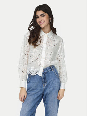 ONLY ONLY Cămașă Valais 15269568 Alb Loose Fit