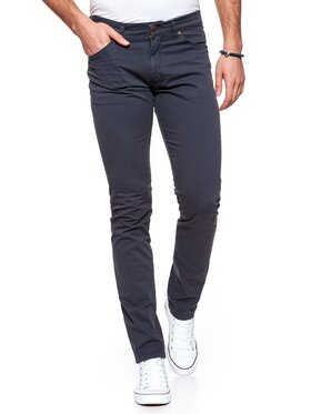 Wrangler Wrangler Spodnie materiałowe LARSTON Niebieski Slim Fit