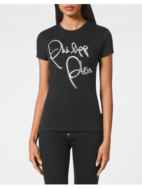 PHILIPP PLEIN PHILIPP PLEIN Tričko 4867 Čierna Regular Fit