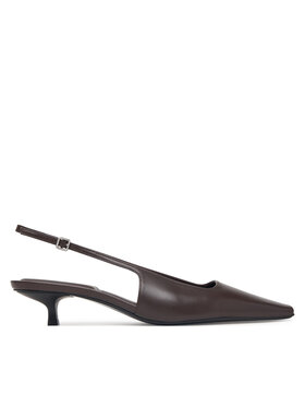 Calvin Klein Calvin Klein Bateliai Kitten Heel Pump Sling Hdw HW0HW03168 Juoda