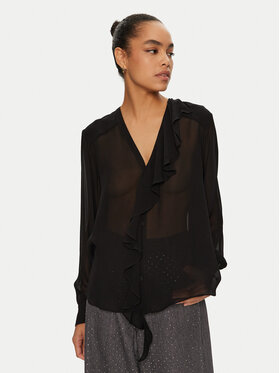 PINKO PINKO Bluse 102964 A1JZ Schwarz Regular Fit