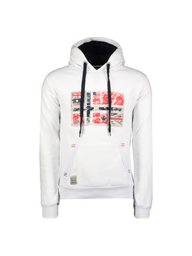 Geographical Norway Geographical Norway Bluza WT1874H/GN-WHITE Biały Reglan Fit
