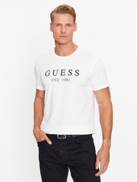 Guess Guess T-Shirt U3BI22 K6YW0 Biały Regular Fit