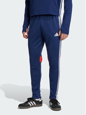 adidas adidas Spodnie materiałowe 151969 Niebieski jasny Slim Fit