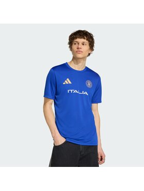 adidas adidas Koszulka techniczna 168849 Niebieski jasny Regular Fit