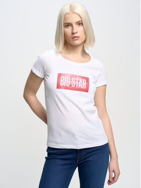 BIG STAR BIG STAR T-Shirt oneidasa_101 Biały Basic Fit