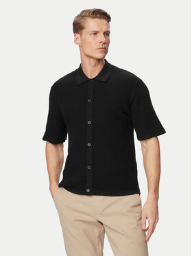Jack & Jones Jack & Jones Košeľa Montauk 12293584 Čierna Relaxed Fit