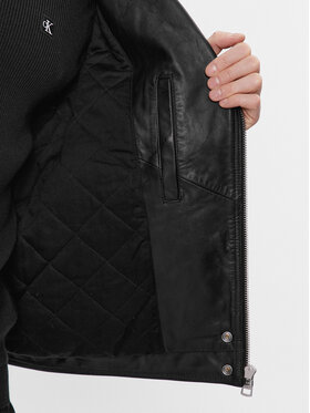 Μπουφάν δερμάτινο Calvin Klein Jeans φωτογραφία