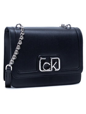 Calvin Klein Calvin Klein Borsetta Flap Shoulder Bag Md K60K607051 Nero