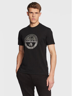 Napapijri Napapijri T-Shirt S-Bollo NP0A4H9K Černá Regular Fit