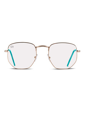TWIG TWIG Okulary z filtrem blue light Boyle Turkusowy