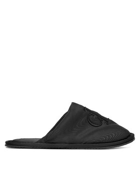 Calvin Klein Jeans Calvin Klein Jeans Παντόφλες Σπιτιού Slipper Satin Moire YW0YW02053 Μαύρο