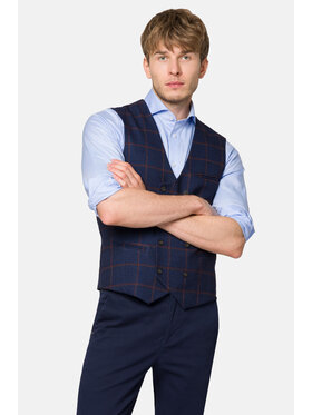 Lancerto Lancerto Kamizelka KA131223000002 Granatowy Slim Fit
