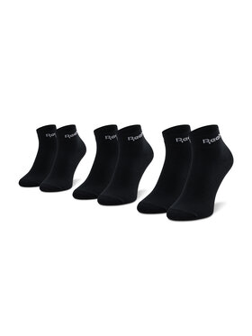 Reebok Reebok Набір 3 пар низьких шкарпеток unisex Act Core Ankle Sock 3P GH8166 Чорний