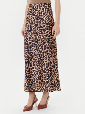 Guess Guess Midi szoknya W5YD55 WF1T2 Barna Regular Fit