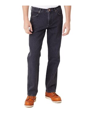 Wrangler Wrangler Jeansy W1218913P Czarny Regular Fit