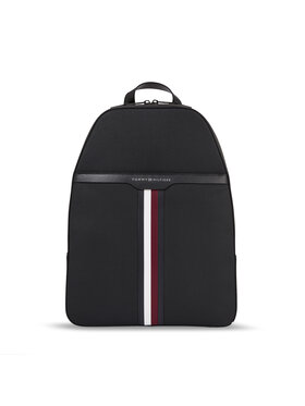 Tommy Hilfiger Tommy Hilfiger Plecak Th Coated Canvas Backpack AM0AM11533 Czarny
