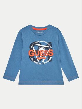 Guess Guess Särkpluus N4BI03 I3Z14 Sinine Regular Fit