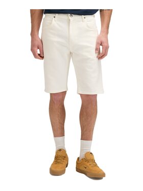 Lee Lee Szorty jeansowe 5 Pocket Short Biały Regular Fit