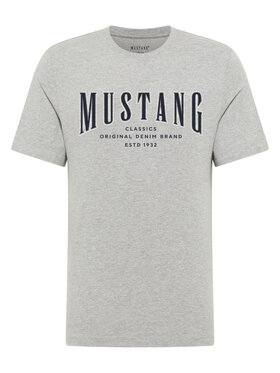 Mustang Mustang T-Shirt Style Alex Szary Regular Fit