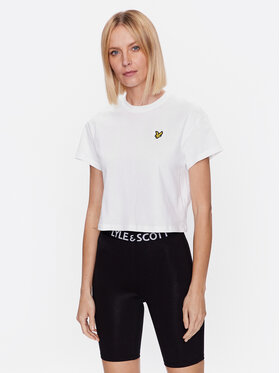 Lyle & Scott Lyle & Scott Tričko Cropped TSW1607V Biela Regular Fit