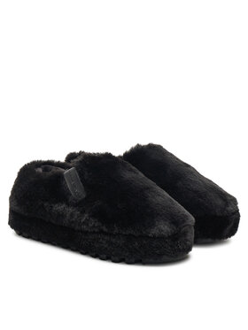 Calvin Klein Jeans Copati Home Anke Slipper Wn Fur YW0YW01596 Črna