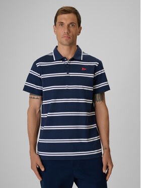 4F 4F Polo 4FRSS26TPTSM0898-31S Granatowy Regular Fit