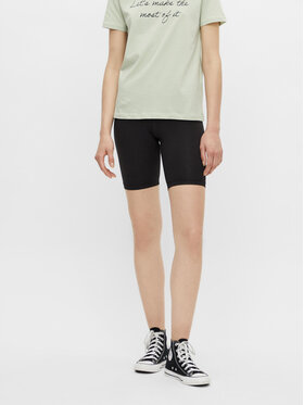 Pieces Pieces Cyklistické šortky Kiki 17101084 Černá Slim Fit