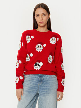 YSABEL MORA YSABEL MORA Sweater 70028 Piros Regular Fit
