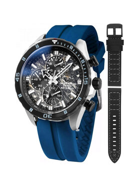 Vostok Europe Vostok Europe Zegarek 6S10-320E693SB Niebieski