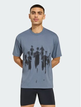 adidas adidas Koszulka techniczna ADI365 Aspyre Graphic Szary Loose Fit