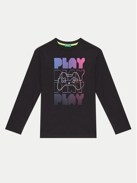 United Colors Of Benetton United Colors Of Benetton Блузка 3696C10M7 Чорний Regular Fit