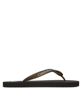 Calvin Klein Jeans Calvin Klein Jeans Japonke Beach Sandal Transparent Tpu YW0YW01829 Črna