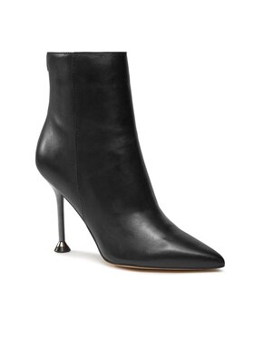 Guess Guess Polokozačky Travis FLPTRA LEA10 Černá