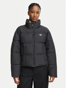 adidas adidas Kurtka zimowa Short Padded Jacket KT4241 Czarny Regular Fit