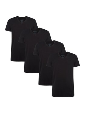Bamboo Basics Bamboo Basics T-Shirt 21196 Czarny Stretch Fit