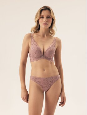 Esotiq Esotiq Biustonosz push-up 42334 Różowy