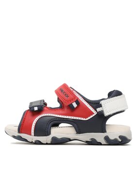 Geox Sandali B Sandal Flaffee Boy B3559A08515C7217 S Rdeča