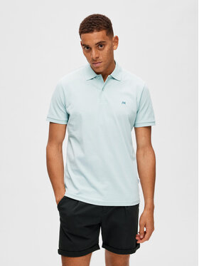 Selected Homme Selected Homme Polo 16087839 Bleu Regular Fit