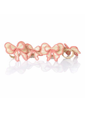Roseberry Home Roseberry Home Obrączka na serwetki Pink Bow Różowy