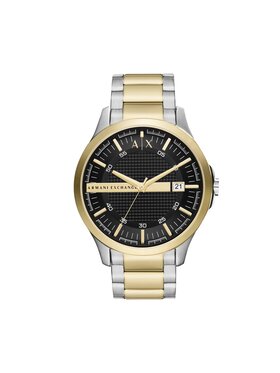 Armani Exchange Armani Exchange Ročna ura Hampton AX2453 Srebrna