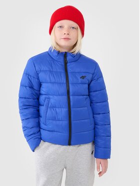 4F 4F Kurtka puchowa 4FJWSS25TDJAM520-36S Niebieski Regular Fit