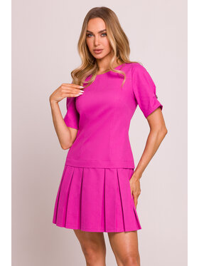 Made of Emotion Made of Emotion Každodenní šaty M842 Růžová Premium Fit